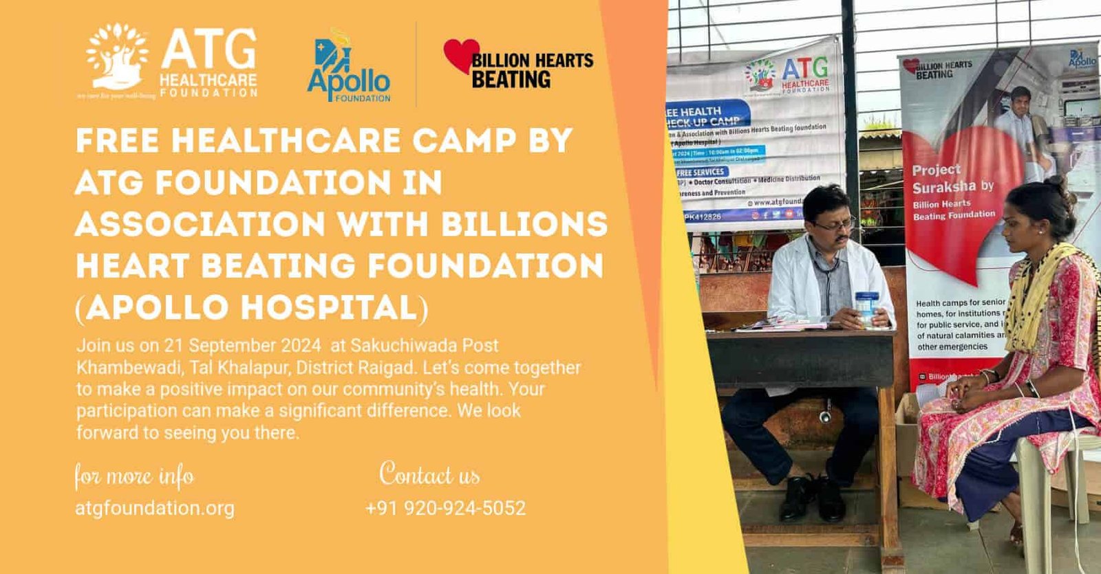 ATG HealthCare Foundation Free Medical Camp