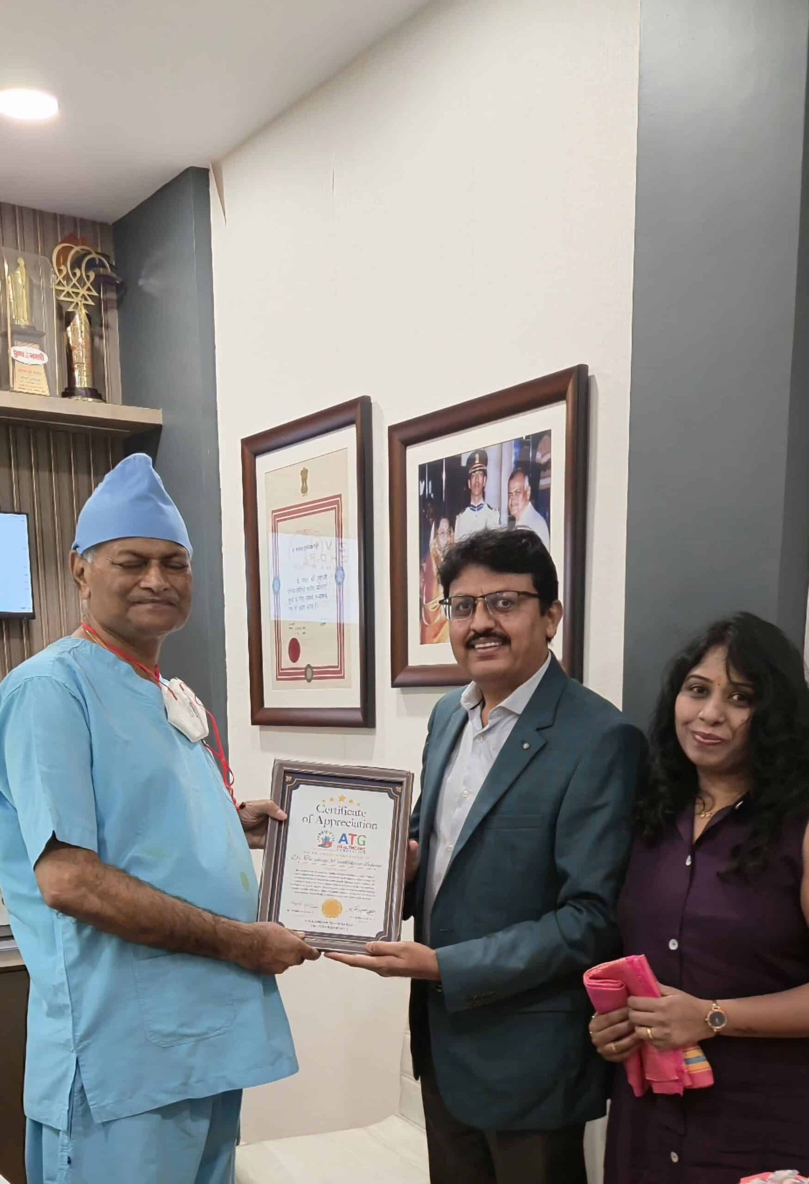 Dr.Lahane's Raghunath Netralaya and Dr. Vishwas Rao Partnership - ATG HealthCare Foundation